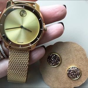 Gold Movado watch